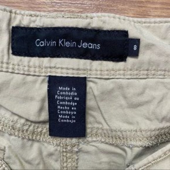 Calvin‎ Klein 100%Cotton Women Pants Size 8 - Picture 9 of 10